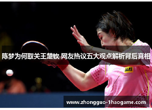 陈梦为何取关王楚钦 网友热议五大观点解析背后真相 陈梦为何取关王楚钦 网友热议五大观点解析背后真相